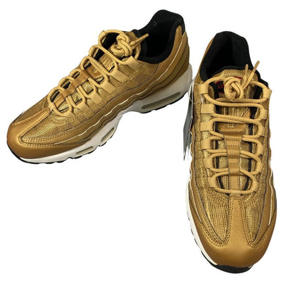 ナイキ ローカットスニーカー エアマックス 95 プレミアム クイックストライク ゴールド メンズ サイズ27.5cm NIKE AIR MAX 95 PREMIUM QS 約27.5cm【AFD15】