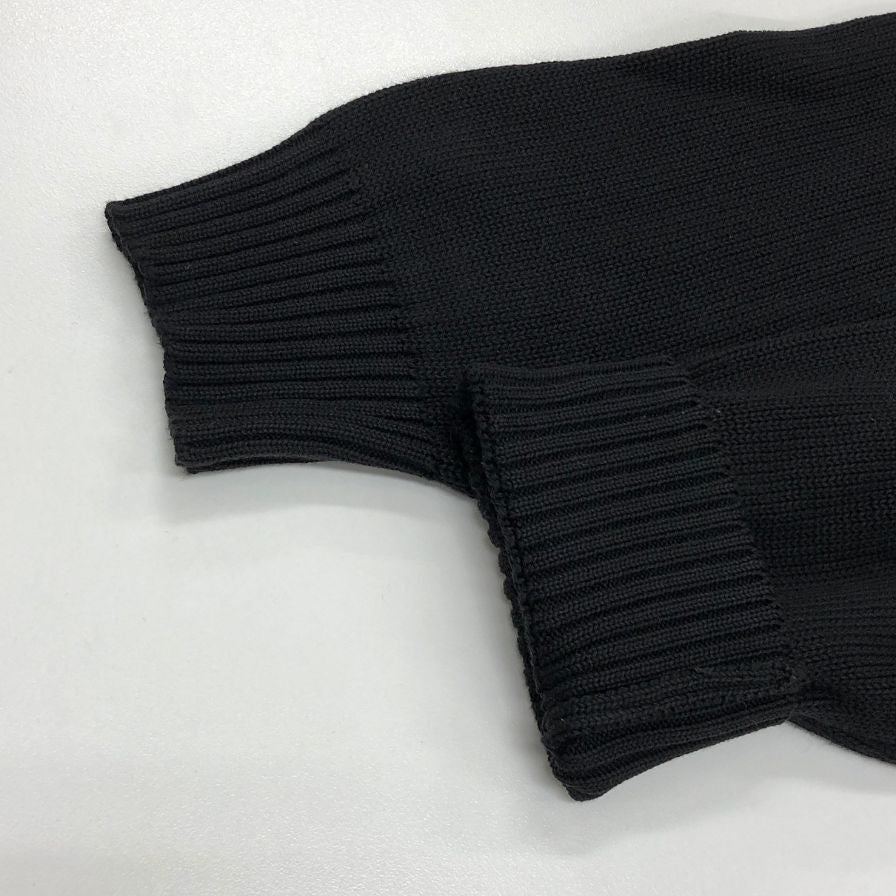 美品◆サルヴァトーレ フェラガモ Vネック カーディガン 100%コットン レディース サイズM ダークグレー ヴィンテージ Salvatore Ferragamo 【AFB6】