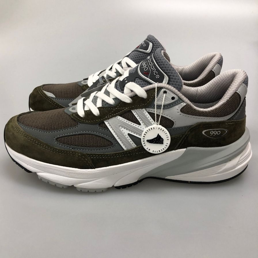 ニューバランス M990OG6 ローカットスニーカー グレー系 US 7.5  New Balance 約25.5cm【AFD14】