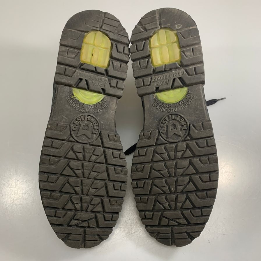 メフィスト レザースニーカー ブラック サイズUS7 MEPHISTO 約25.0cm【AFC4】