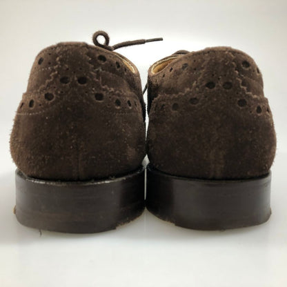 ジョセフチーニー ウイングチップ スエード ブラウン サイズUK7 JOSEPH CHEANEY 約25.5cm【AFC41-2】