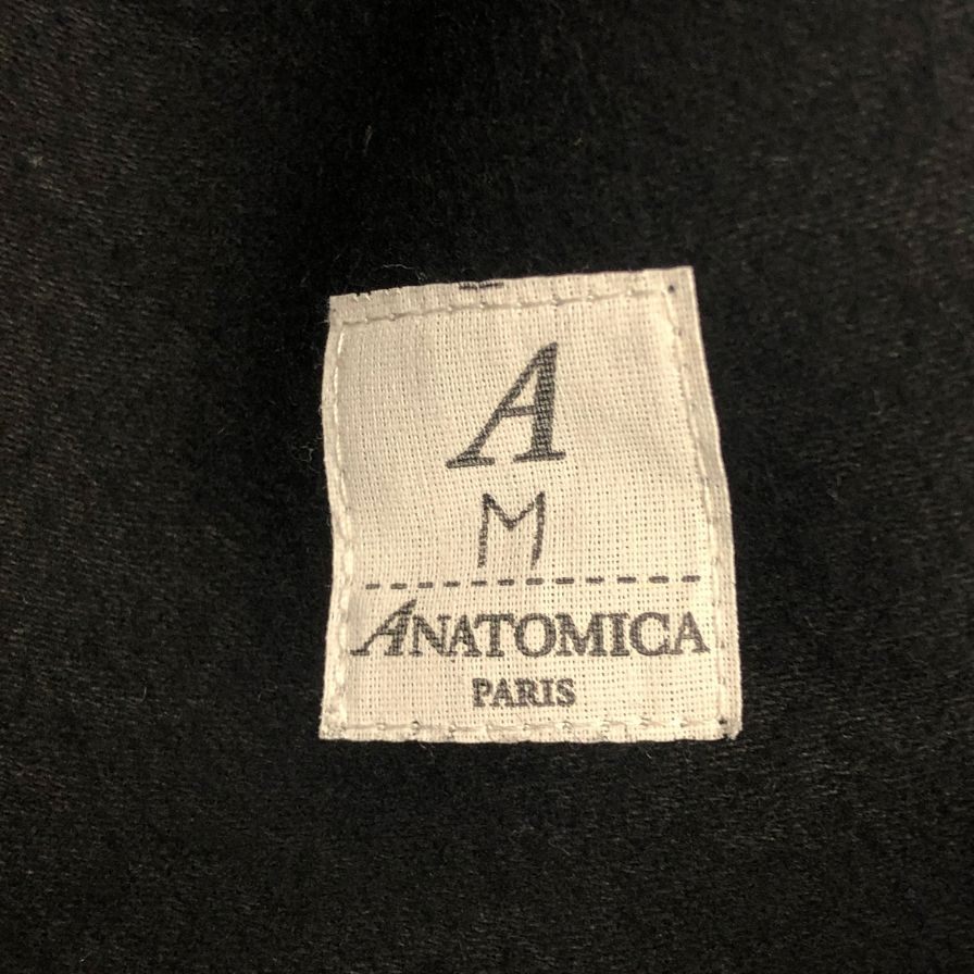 中古◆アナトミカ コットン ジャケット フランス製 メンズ ブラック サイズＭ ANATOMICA 【AFA1】