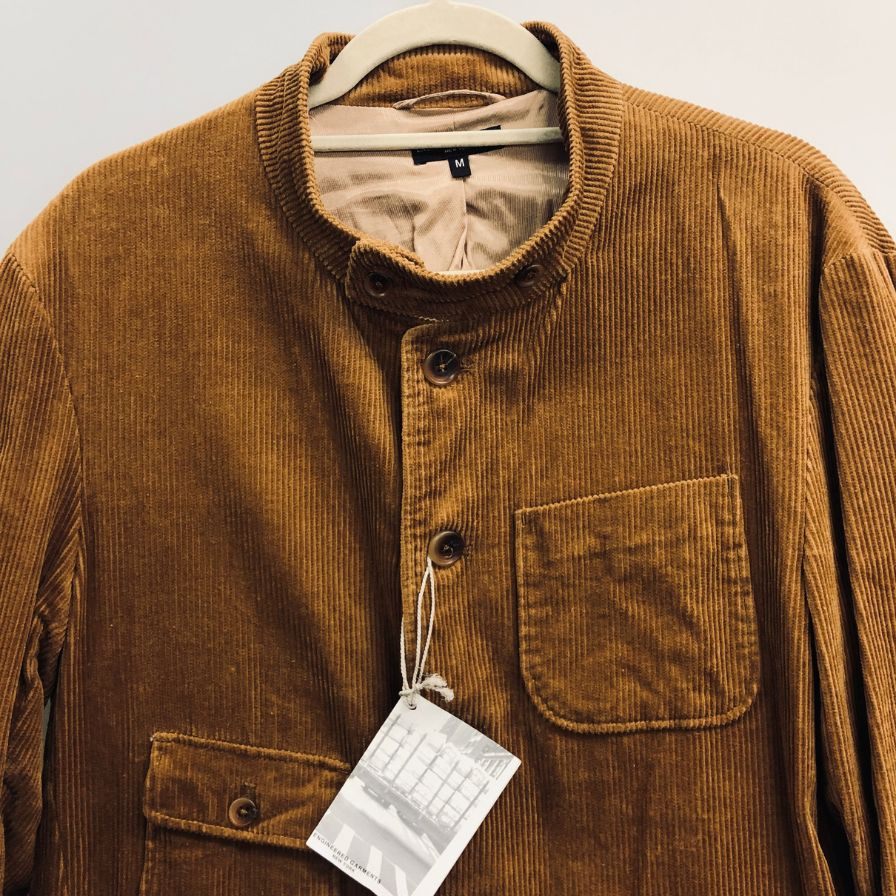 新品同様◆エンジニアードガーメンツ 18AW グリムジャケット コーデュロイ ベージュ メンズ サイズM ENGINEERD GARMENTS Grim jkt 8w corduroy 【AFA11】