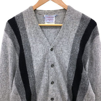 中古◆タウンクラフト 50S-60S カーディガン グレー メンズ アクリル サイズM towncraft 【AFB45】