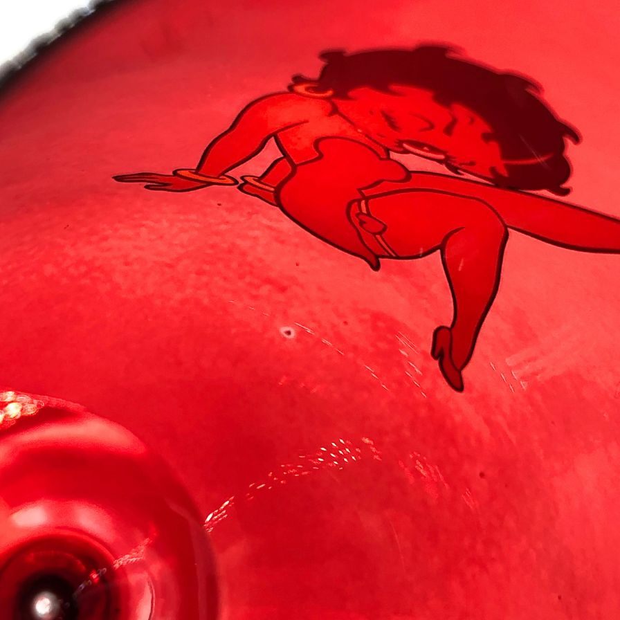 ダイヤモンドロック ベティー ブープ シャンパングラス レッド D.ROCK BETTY BOOP【AFI28】【中古】