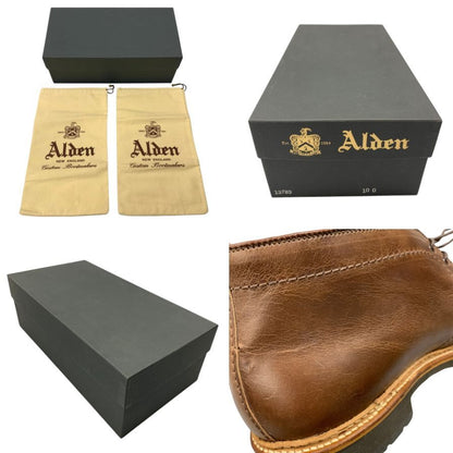 オールデン チャッカブーツ 13783 クロムエクセル カーフ サイズ10 ブラウン メンズ ALDEN ブーツ 約28.5cm【LA】【中古】