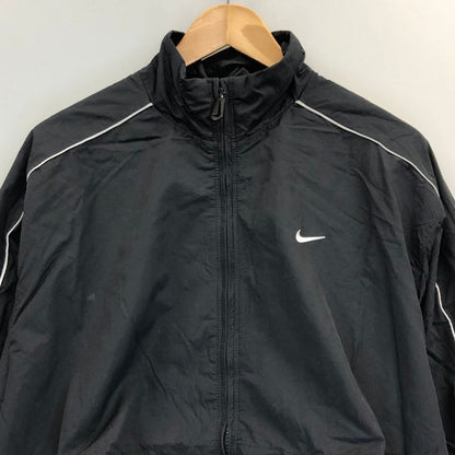 美品◆ナイキ 24SS ソロ スウッシュ ウーブン トラックジャケット ブラック メンズ サイズM NIKE 【AFA9】