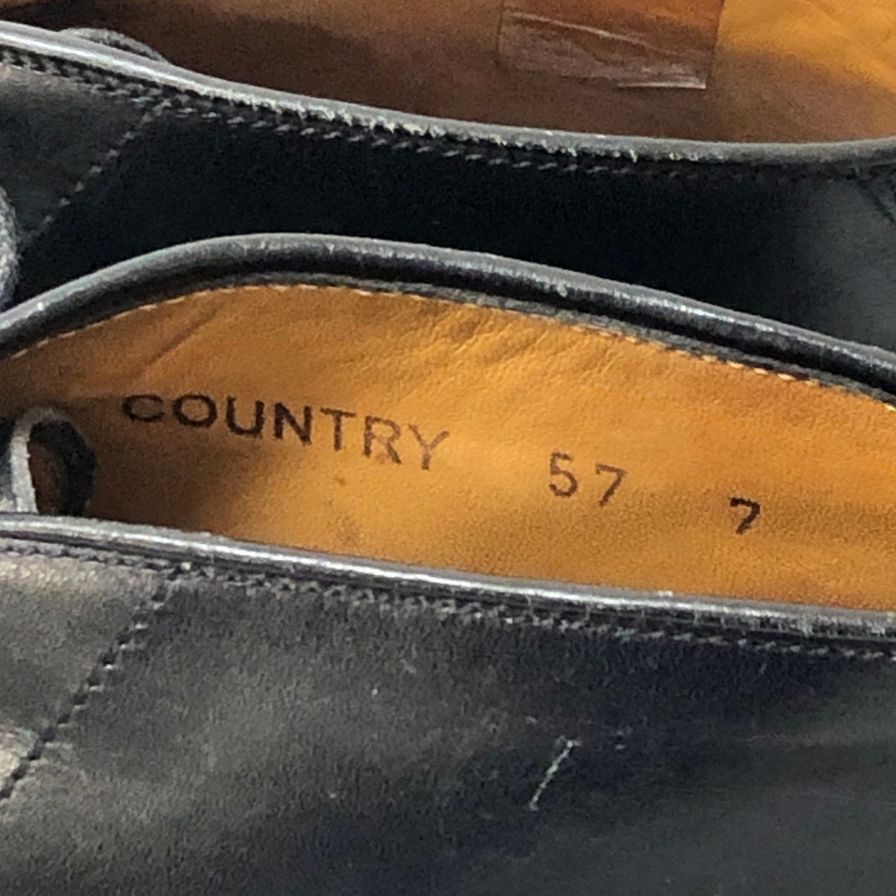 ジーロッドソン チャッカブーツ COUNTRY ブラック メンズ サイズ7 G.RODSON 約25.5cm【PTM5】