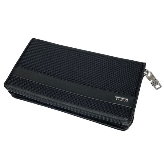 トゥミ 長財布 ラウンドファスナー ナイロン×レザー ブラック メンズ TUMI【AFI7】