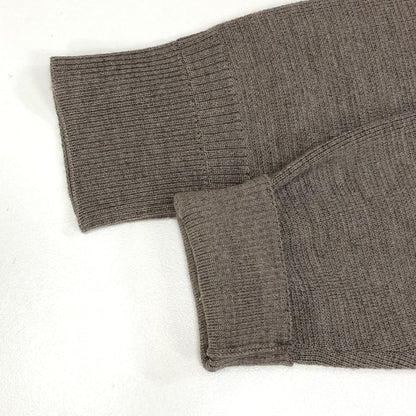 美品◆ザノーネ ニット 12ゲージ ウール クルーネック メンズ グレー サイズ44 ZANONE 【AFB4】