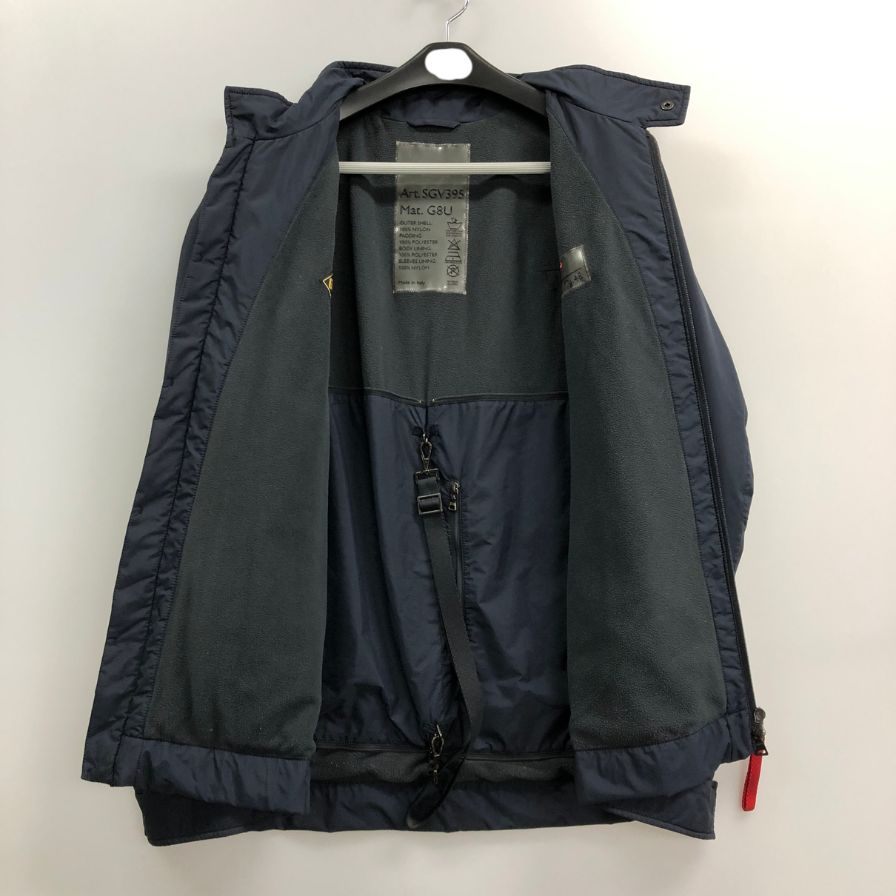 美品◆プラダスポーツ ゴアテックス ブルゾン ネイビー メンズ サイズM相当 PRADA 【AFA18】