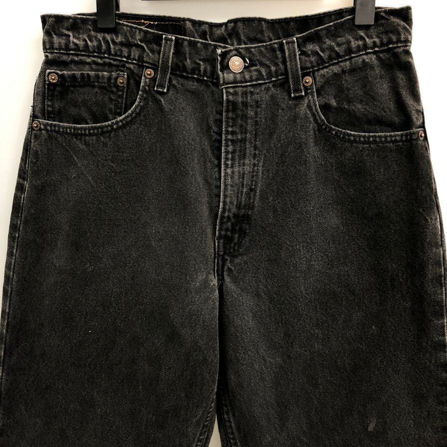 リーバイス デニム 550 93年製 ボタン裏520 ブラック メンズ W33 L32 LEVI’S 【AFB46】