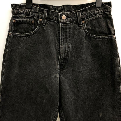 リーバイス デニム 550 93年製 ボタン裏520 ブラック メンズ W33 L32 LEVI’S 【AFB46】