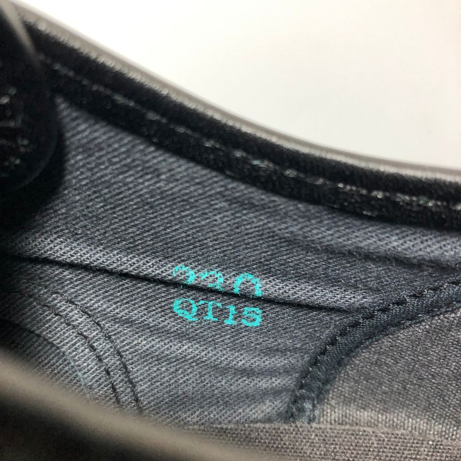 コムデギャルソン レザースニーカー プレーントゥ ブラック レディース サイズ23.0 COMME des GARCONS 約23.0cm【AFC44-2】