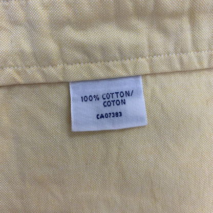 美品◆ポロラルフローレン ボタンダウンシャツ 90年S オールド イエロー メンズ サイズ15.5 Polo Ralph Lauren 【AFA21】