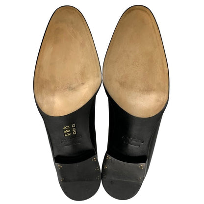 ジョンロブ レザーシューズ コースト シングルモンク カーフ ブラック UK10.5E  メンズ 革靴 JOHN LOBB COAST CALF ビジネスシューズ 約29.0cm【LA】【中古】