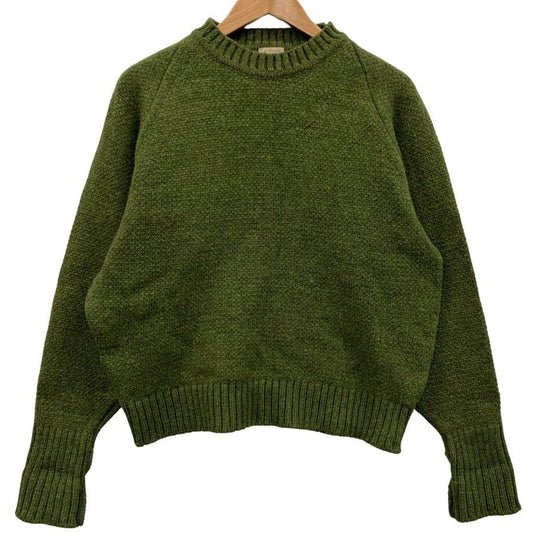 中古◆フィルソン セーター ウール FST3009 スコットランド製 サイズL カーキ メンズ FILSON 【AFA21】
