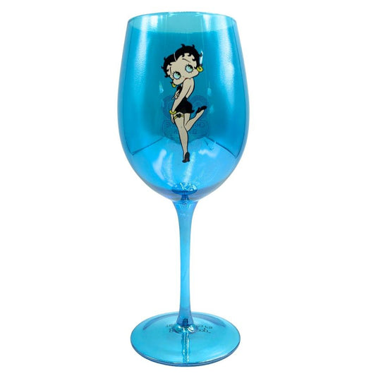 ダイヤモンドロック ベティー ブープ シャンパングラス ブルー D.ROCK BETTY BOOP【AFI28】【中古】