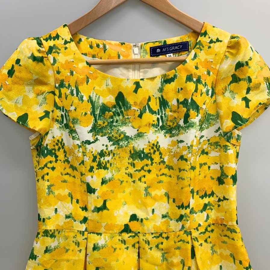 美品◇エムズ グレーシー ノースリーブ ワンピース レディース