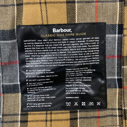 美品◆バブアー コート バーレー 2ワラント グレー ワックスドコットン サイズ38  BARBOUR BURGHLEY 【AFA18】