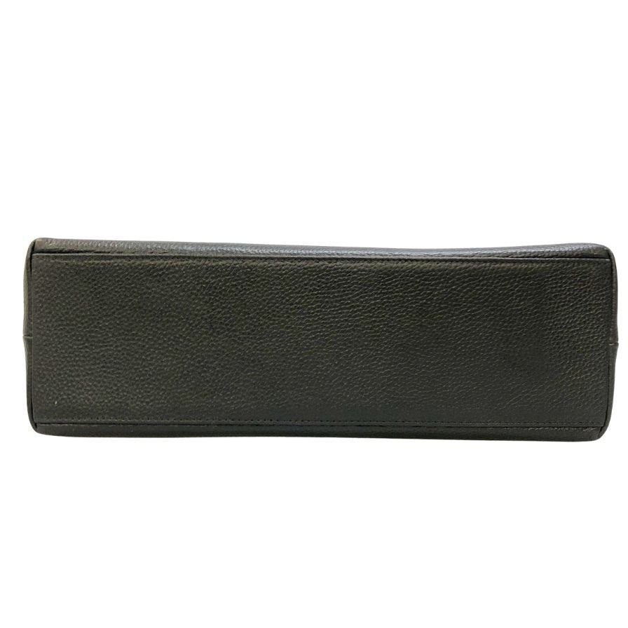 ハッシュタグ トートバッグ グレインレザー ブラック HushTug【AFE4】