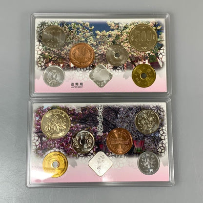 【12セット】造幣局 桜の通り抜け 貨幣セット 銀メダル付随 2011・2012・2013・2014・2015・2016・2017・2018・2019 額面666円 MINT SET【AFI4】【中古】