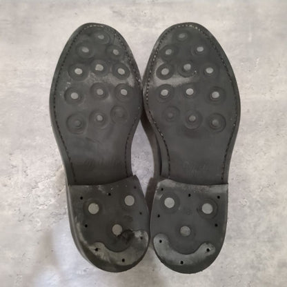 ジャランスリワヤ 98957 スリッポン カーフ ブラック メンズ サイズUK7.5 Jalan Sriwijaya スリッポン 約25.5cm【LA】【中古】