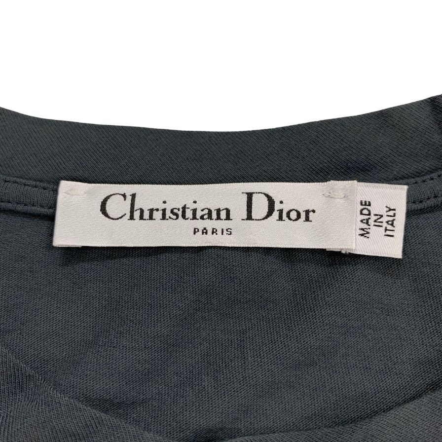 美品◆クリスチャンディオール 18SS 半袖Tシャツ Judgement レディース グレー系 サイズXS 8C23503WV432 Christian Dior 【AFB8】