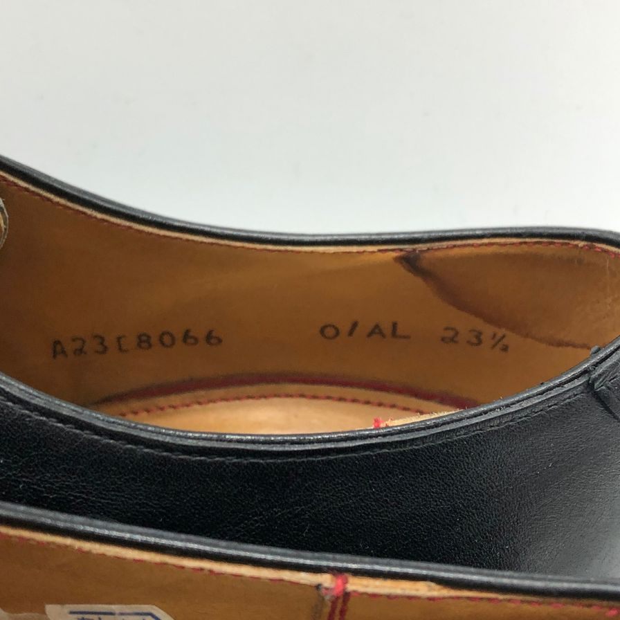 マスターリーガル  レザーシューズ ストレートチップ カーフ 01AL ブラック サイズ23.5 The MASTER REGAL 約23.5cm【AFD13】