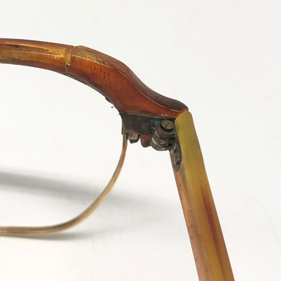 レイバン メガネ 1/10 12K GF 金 メンズ 茶色系  Ray-Ban B&L【AFI19】