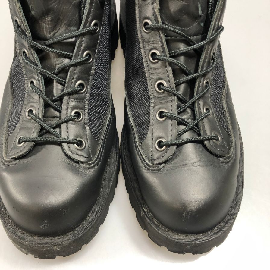 ダナー レザーブーツ ダナーライト 31400X ゴアテックス メンズ サイズ8 1/2 ブラック Danner 約26.5cm【AFD15-2】