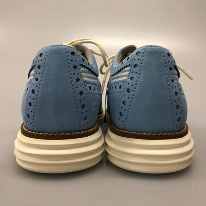 コールハーン レザーシューズ C38485 オリジナルグランドリマスタードロングウィングオックスフォード サイズ8 ブルー系 メンズ COLE HAAN 約26.5cm【AFC5】