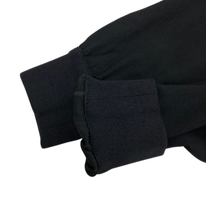 美品◆モンクレール 21AW プルオーバーパーカー CAMICIA アセテート×レーヨン レディース サイズ40 ブラック×ベージュ G20932F00003 MONCLER 【AFB50】