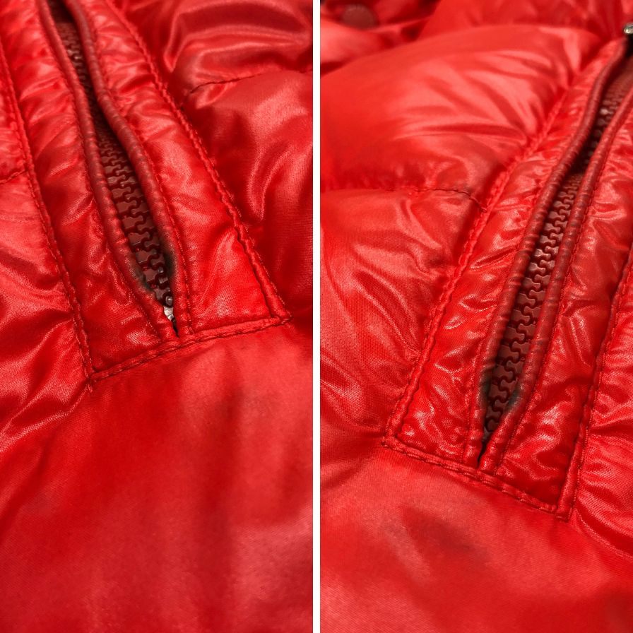 中古◆モンクレール ダウンジャケット エベレスト メンズ サイズ0 レッド MONCLER EVEREST 【AFA22】