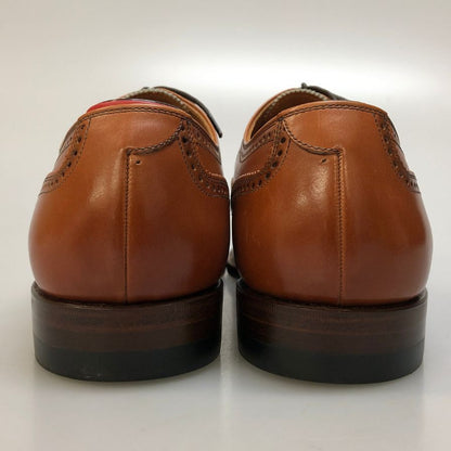 スコッチグレイン オデッサ 2 セミブローグ レザーシューズ 920 ブラウン 25.5cm SCOTCH GRAIN ビジネスシューズ 約25.5cm【LA】【中古】
