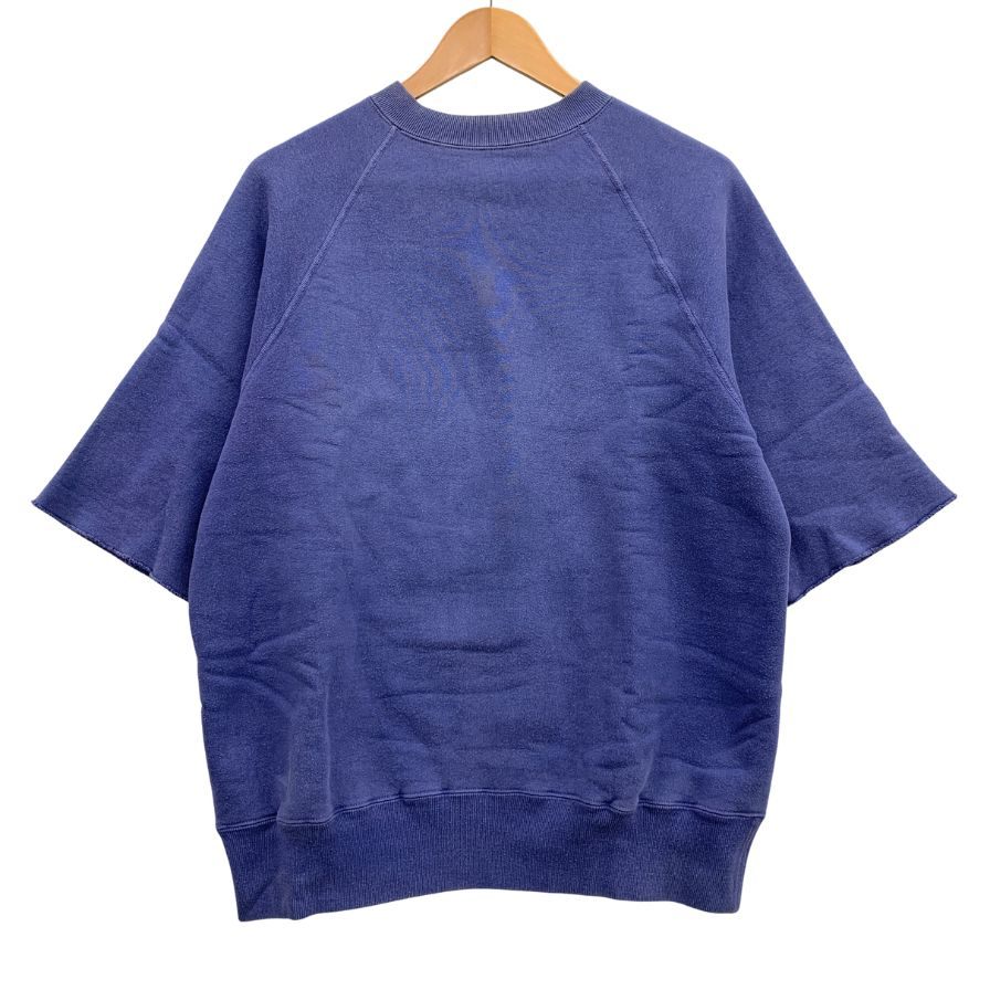 中古■リアルマッコイズ リアルマックイーン 半袖スウェット カットオフ メンズ サイズ38 ネイビー THE REAL McCOY'S 【AFB21】