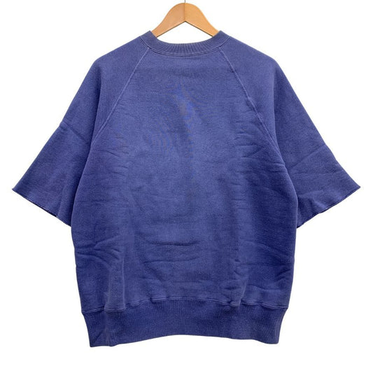 中古■リアルマッコイズ リアルマックイーン 半袖スウェット カットオフ メンズ サイズ38 ネイビー THE REAL McCOY'S 【AFB21】