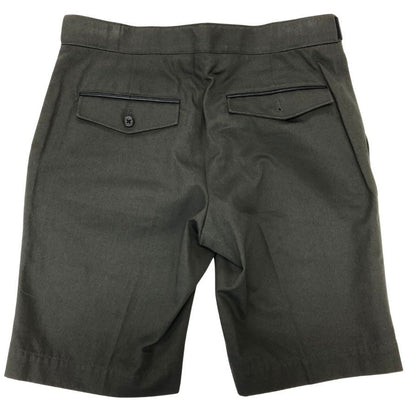 エルメス ショートパンツ レザーあしらい グレー メンズ サイズ38 HERMES 【AFB29】