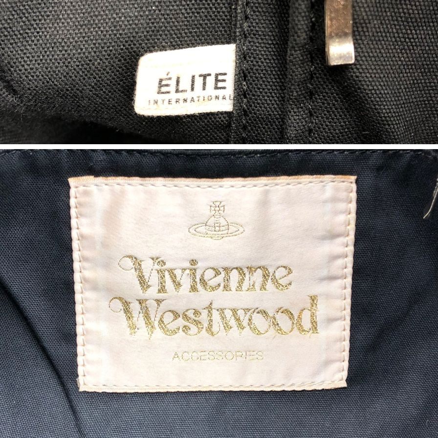 ヴィヴィアンウエストウッド パンチングオーブ レザー トートバッグ ユニセックス ブラウン  Vivienne Westwood【AFE5】