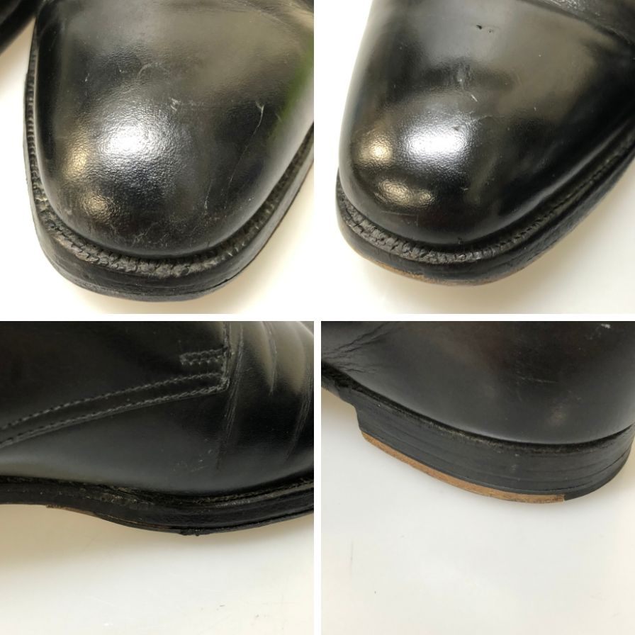 クロケット＆ジョーンズ レザーシューズ セイモア ダブルモンク ブラック サイズUK6.5D CROCKETT&JONES 約25.0cm【PTM5】