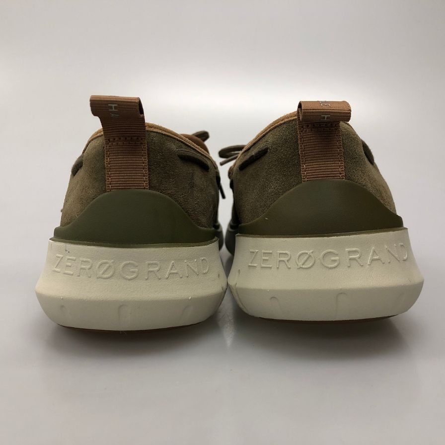 コールハーン スリッポン ゼログランド レックスリッパー C36300 モカシン ボア スウェード カーキ メンズ サイズ10.5 COLE HAAN 約28.5cm【AFD15-2】