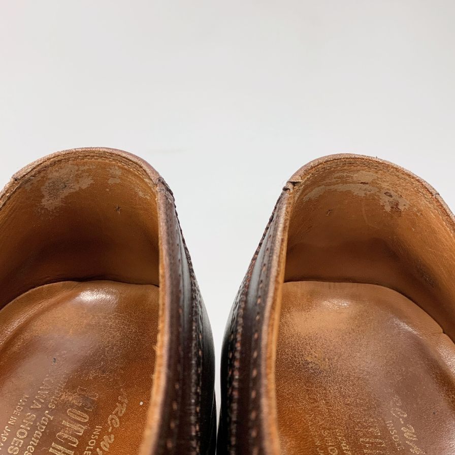 スコッチグレイン 匠シリーズ HA9040 セミブローグ カーフ ダークブラウン サイズ27㎝ SCOTCH GRAIN ビジネスシューズ 約27.0cm【LA】【中古】