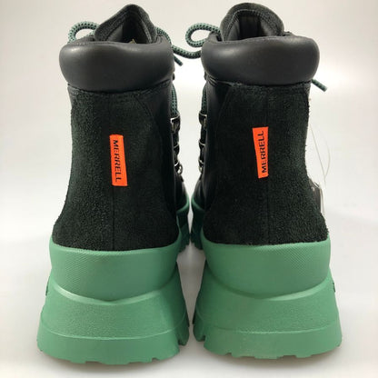 メレル ブーツ トレッキングブーツ Bristol MID レディース サイズ24.5 ブラック グリーン系 MERRELL 約24.5cm【AFD8】
