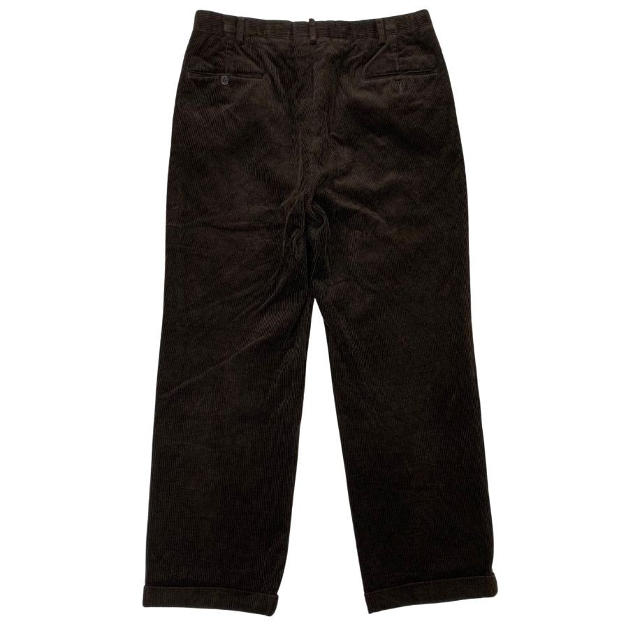 ポロラルフローレン コーデュロイパンツ 90S コットン ブラウン メンズ サイズ85 Polo Ralph Lauren 【AFB39】