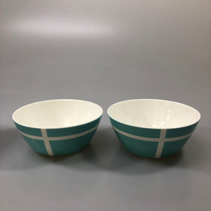 ティファニー ブルーボックス ボウル 2点セット TIFFANY＆Co.【AFI22】【中古】
