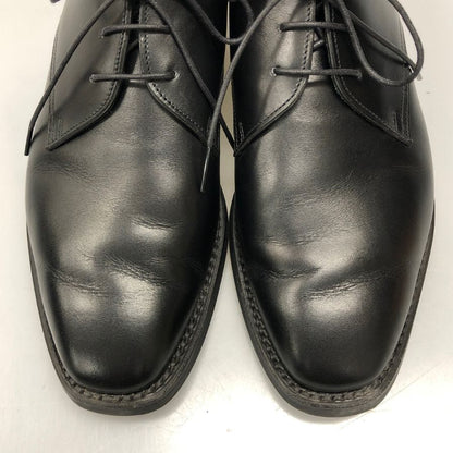 宮城興業 SQ-002 3アイレット Vフロント パターンオーダー アノネイレザー ブラック サイズ25.0cm メンズ miyagikogyo 約25.0cm【AFD12】