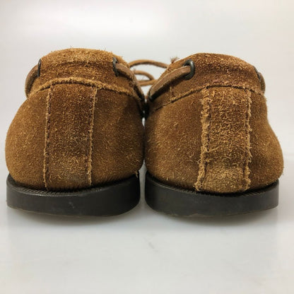 ユナイテッドアローズ デッキシューズ モカシン スエード ブラウン メンズ サイズ8.5 UNITED ARROWS 約26.5cm【AFC53】