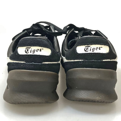 オニツカ タイガー ローカットスニーカー オーボリ レザー ガムソール A50 ブラック メンズ サイズ 26cm Onitsuka Tiger OHBORI 約26.0cm【AFD5】