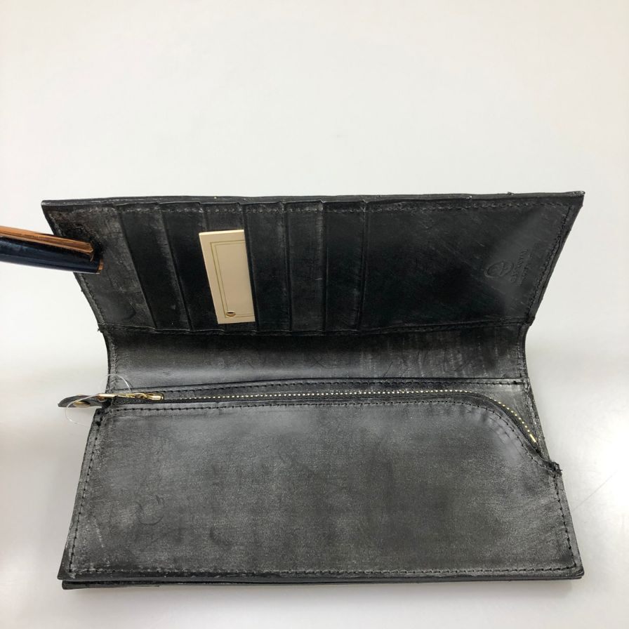 グレンロイヤル 長財布 二つ折り財布 ブライドルレザー ブラック GLENROYAL【AFI1】