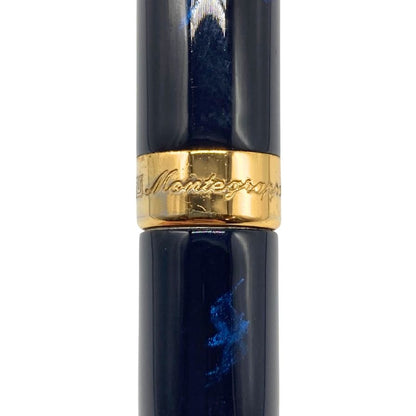 モンテグラッパ ボールペン ツイスト式 ブルー×ゴールド マーブル Montegrappa【AFI8】
